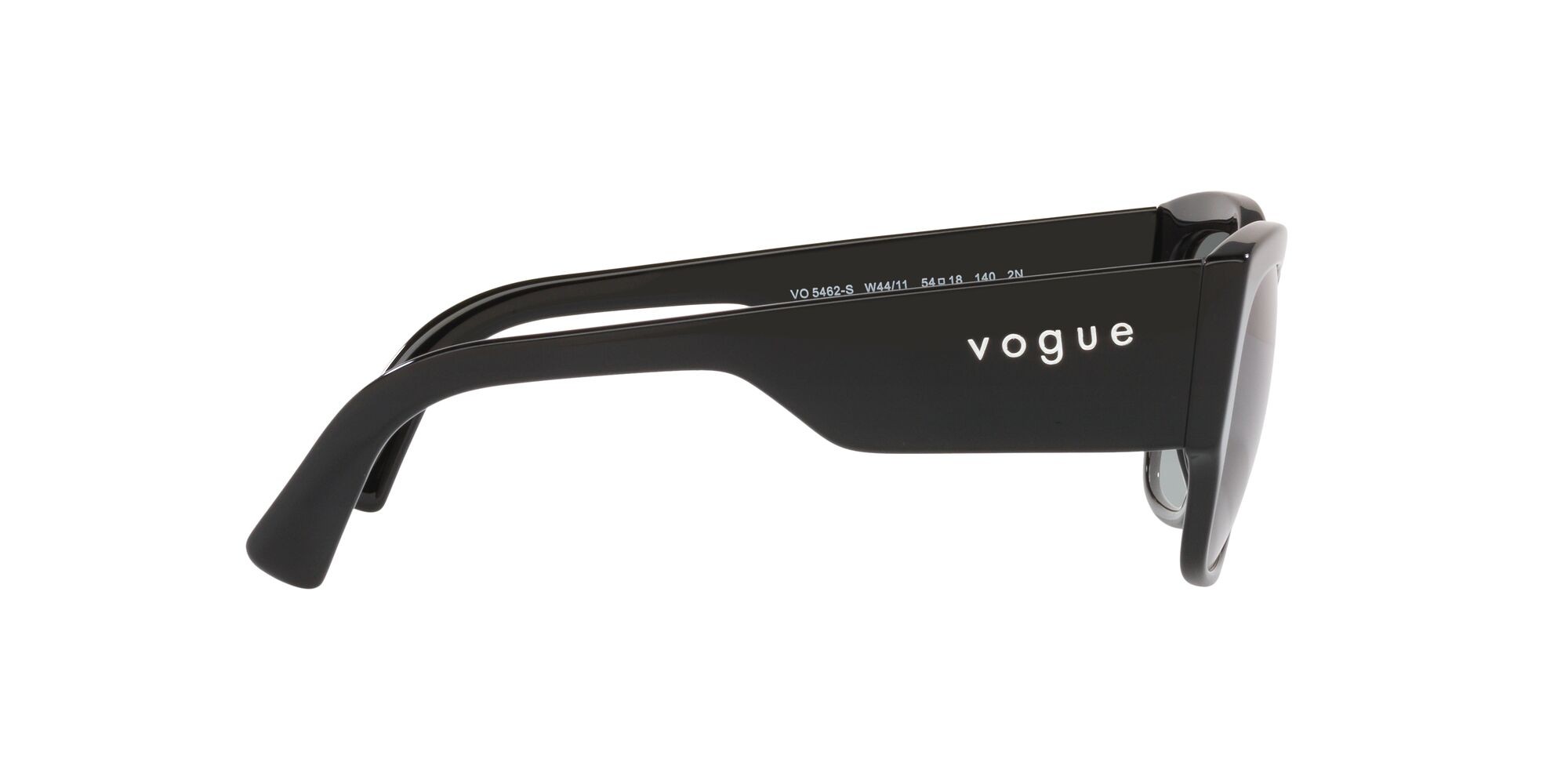 Sunglasses Vogue VO 5462S (W44/11) color nero shape square lenses grigio sfumato