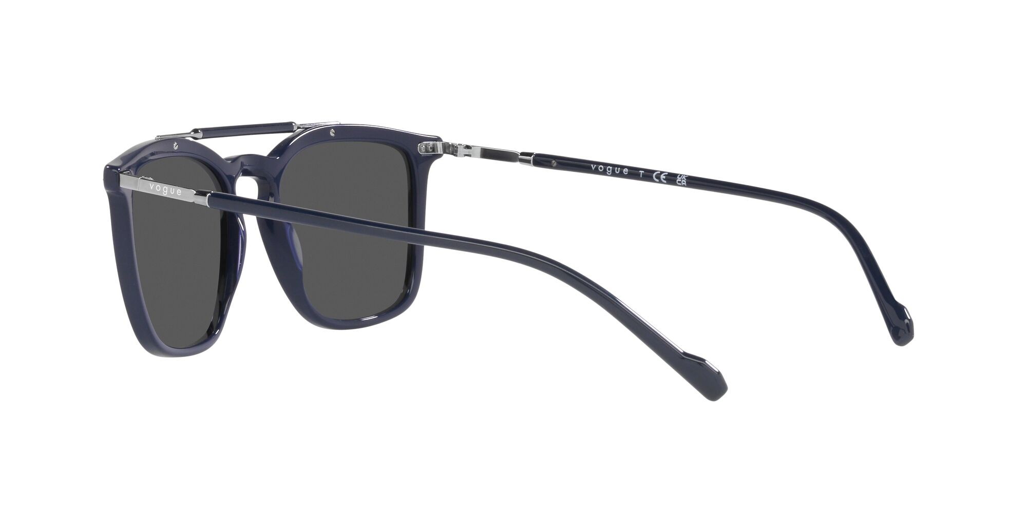 Sonnenbrillen Vogue VO 5463S (240387) farbe blu form quadratisch gläser grigio scuro
