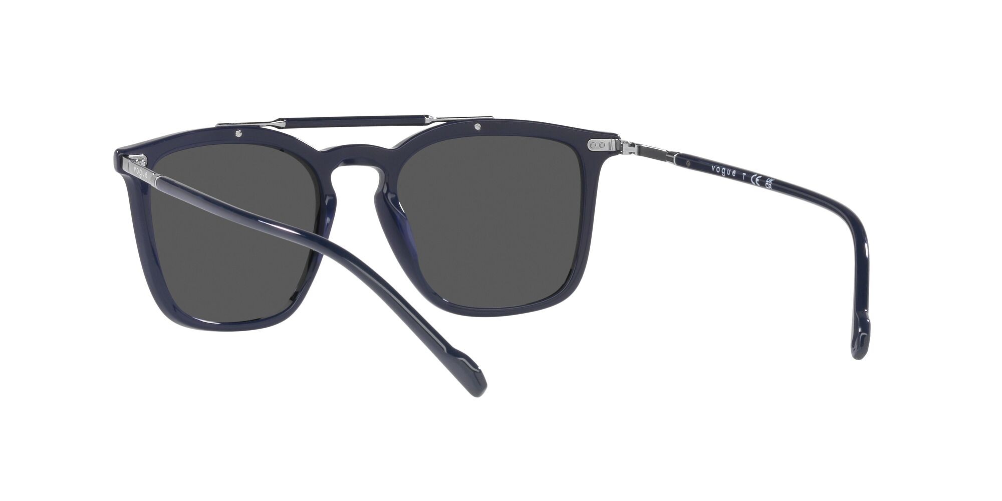 Sonnenbrillen Vogue VO 5463S (240387) farbe blu form quadratisch gläser grigio scuro