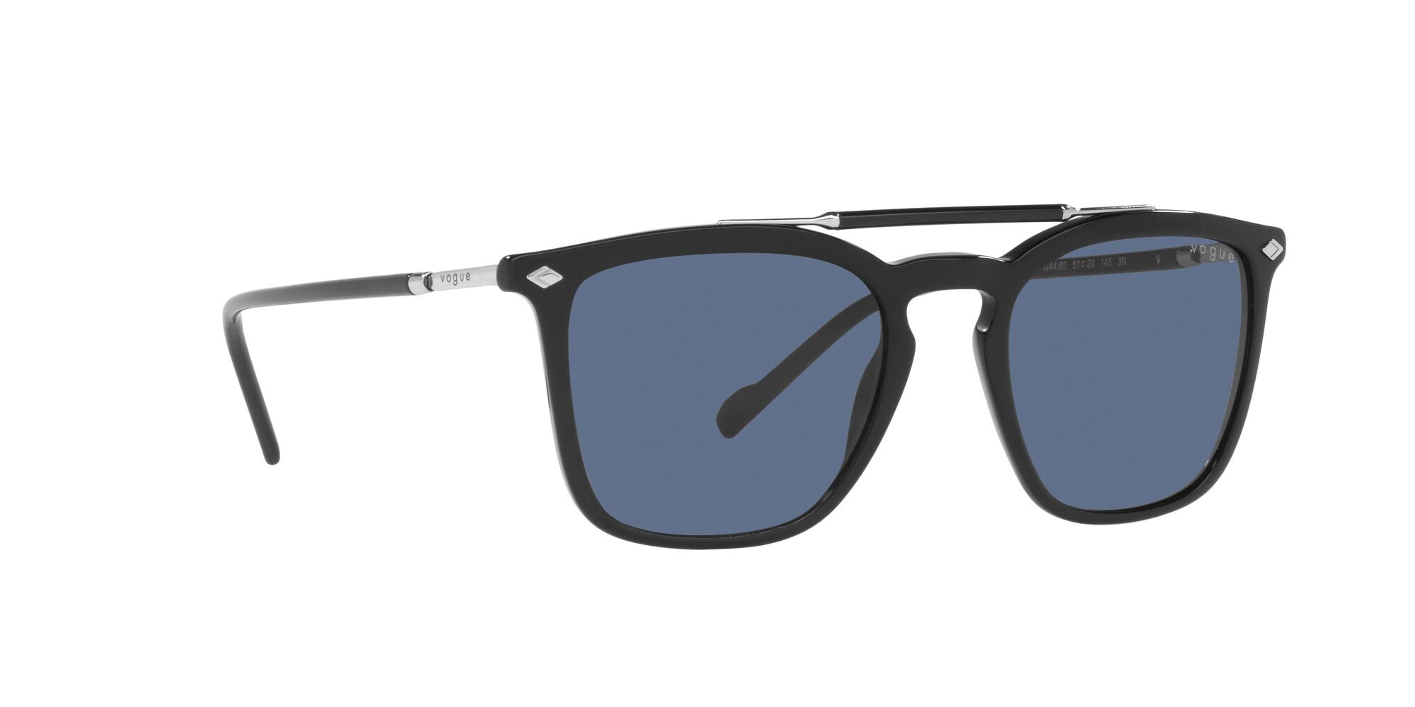 Sonnenbrillen Vogue VO 5463S (W44/80) farbe nero form quadratisch gläser blu scuro