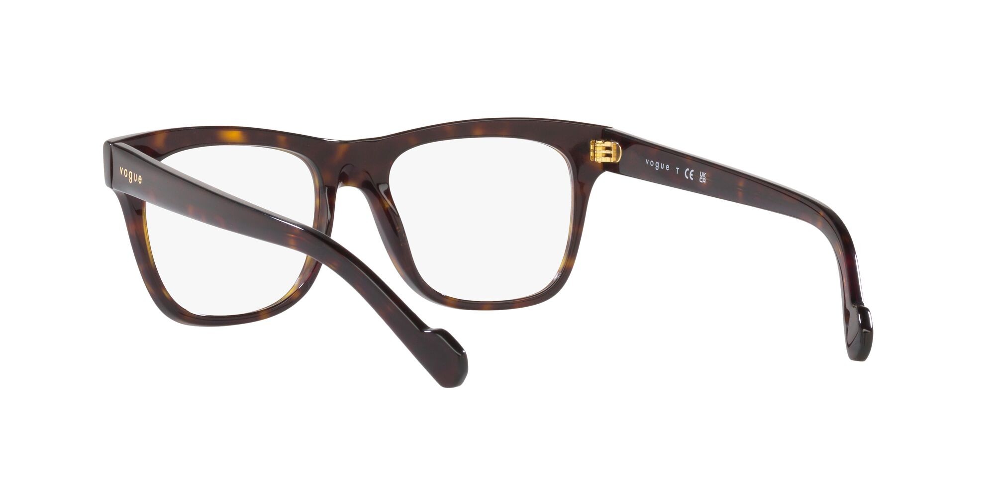 Occhiali da vista Vogue VO 5464 (W656) colore havana scuro forma quadrato lenti lente demo
