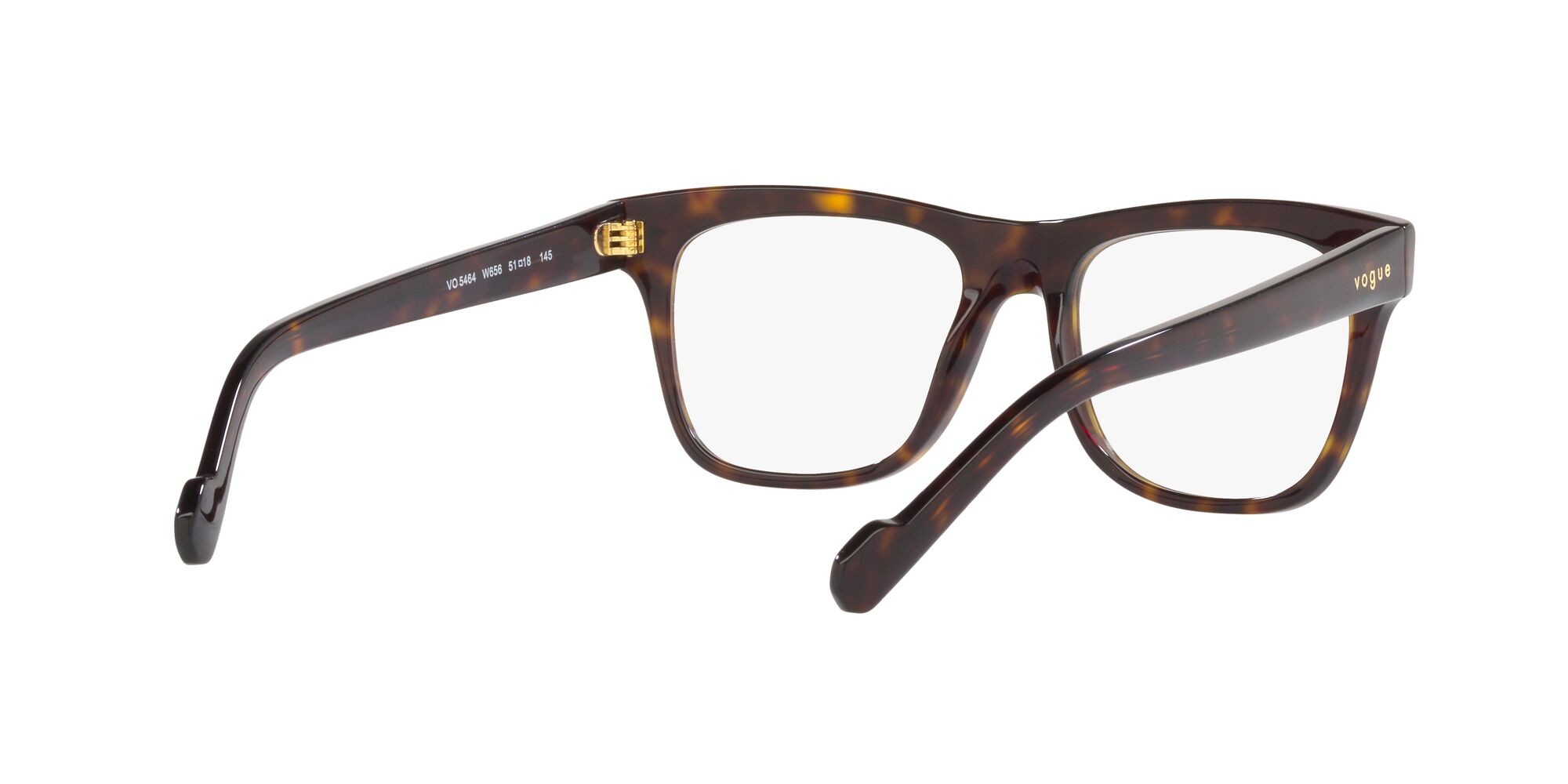 Occhiali da vista Vogue VO 5464 (W656) colore havana scuro forma quadrato lenti lente demo