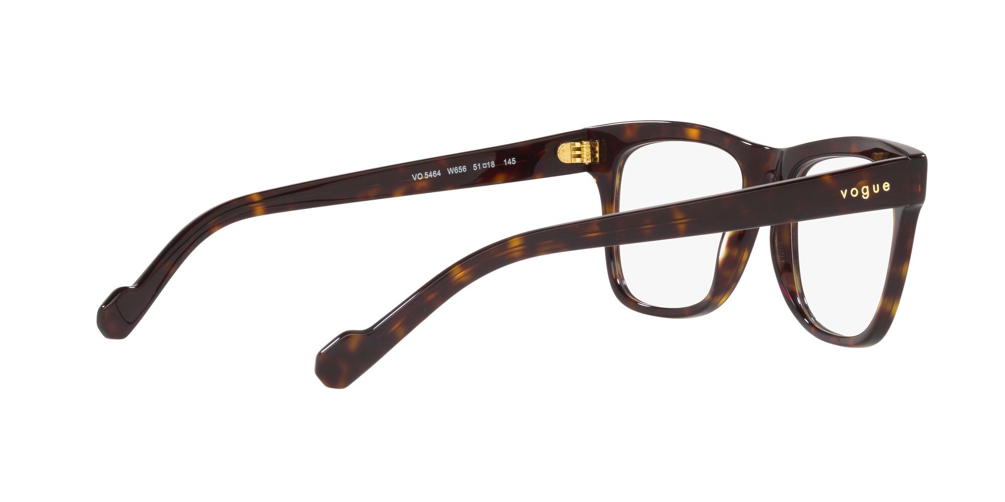 Occhiali da vista Vogue VO 5464 (W656) colore havana scuro forma quadrato lenti lente demo