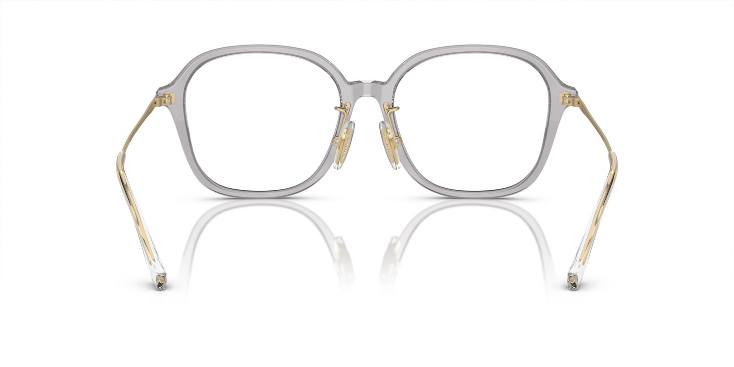 Eyeglasses Vogue VO 5467D (2820) color grigio trasparente shape square lenses lente demo