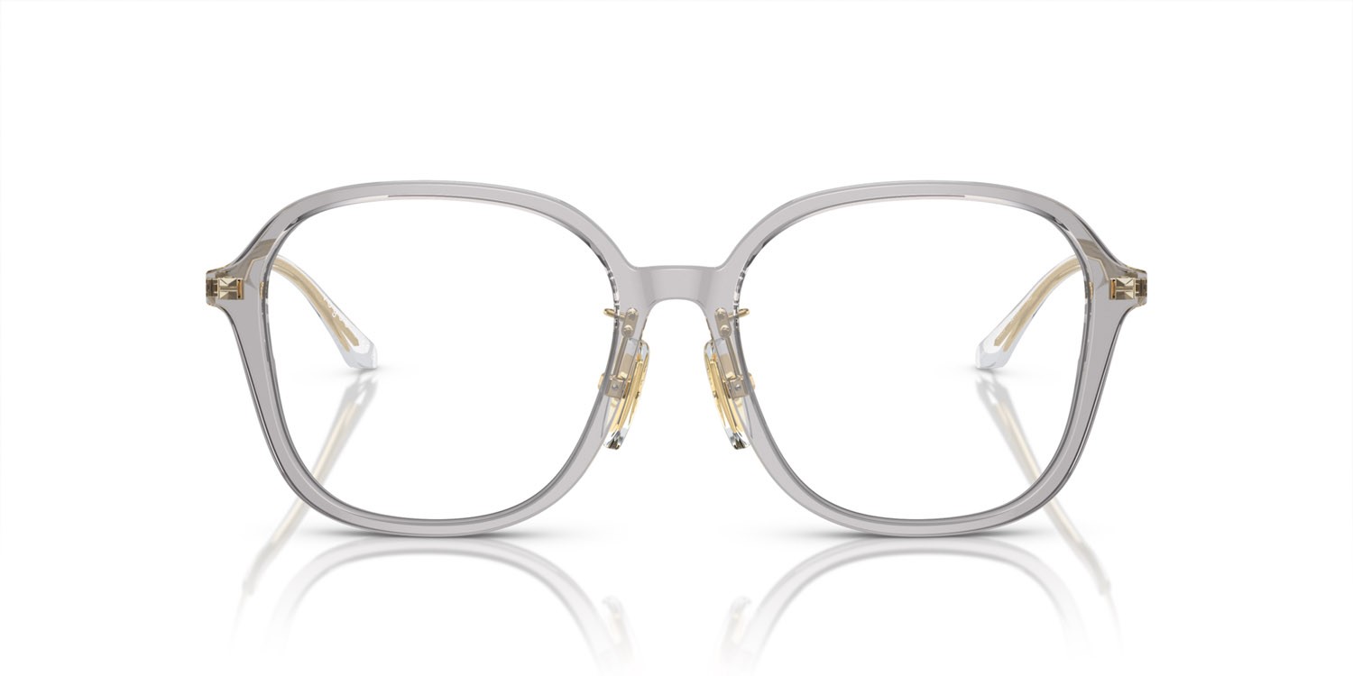Eyeglasses Vogue VO 5467D (2820) color grigio trasparente shape square lenses lente demo