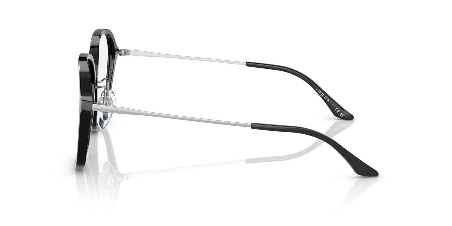 Brillen Vogue VO 5467D (W44) farbe nero form quadratisch gläser lente demo