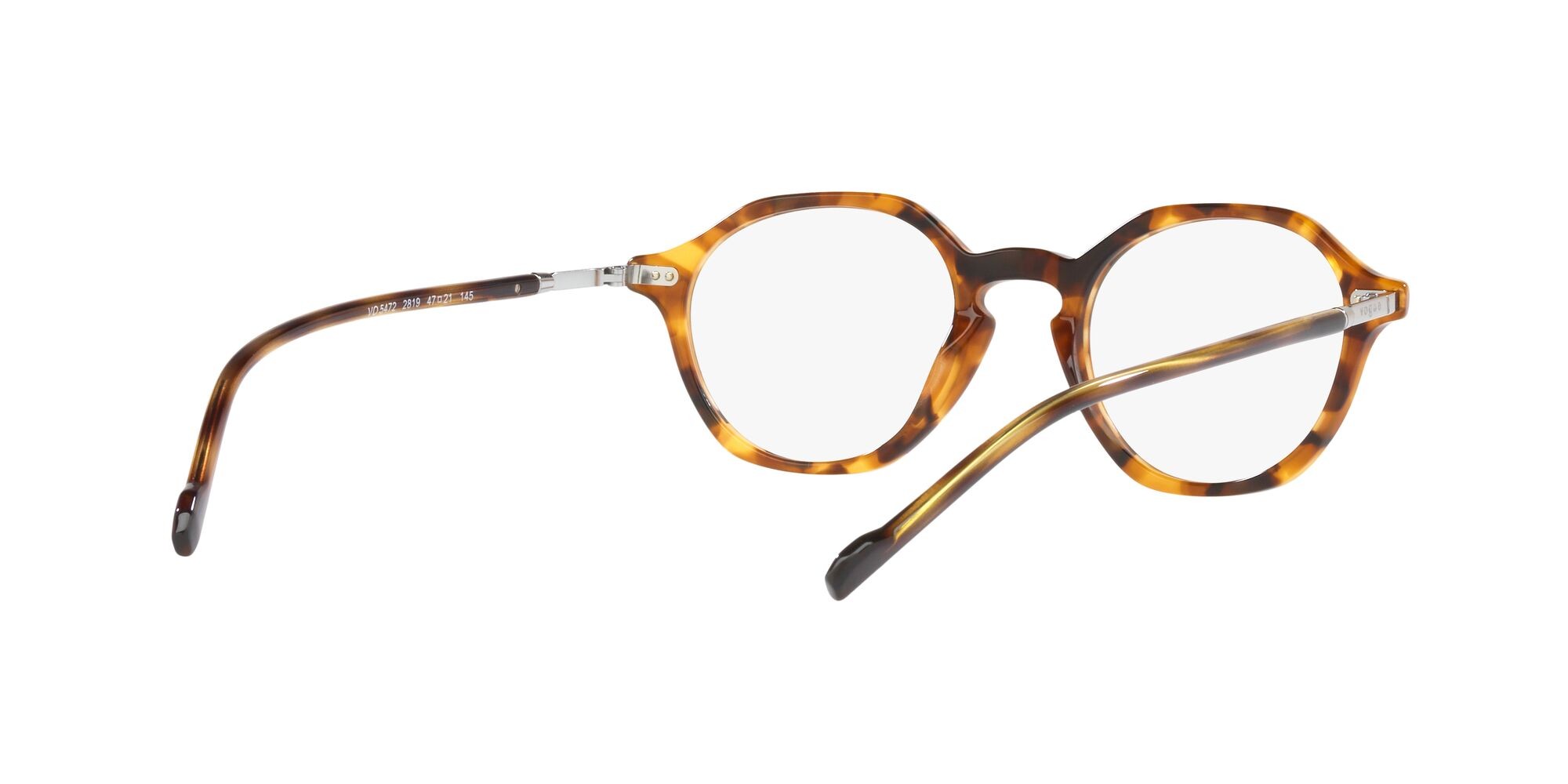 Eyeglasses Vogue VO 5472 (2819) color havana miele shape irregular lenses lente demo