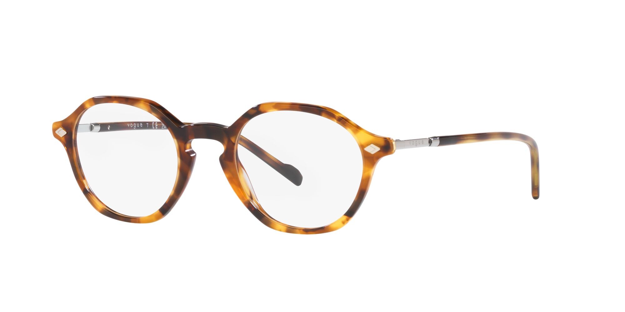 Eyeglasses Vogue VO 5472 (2819) color havana miele shape irregular lenses lente demo