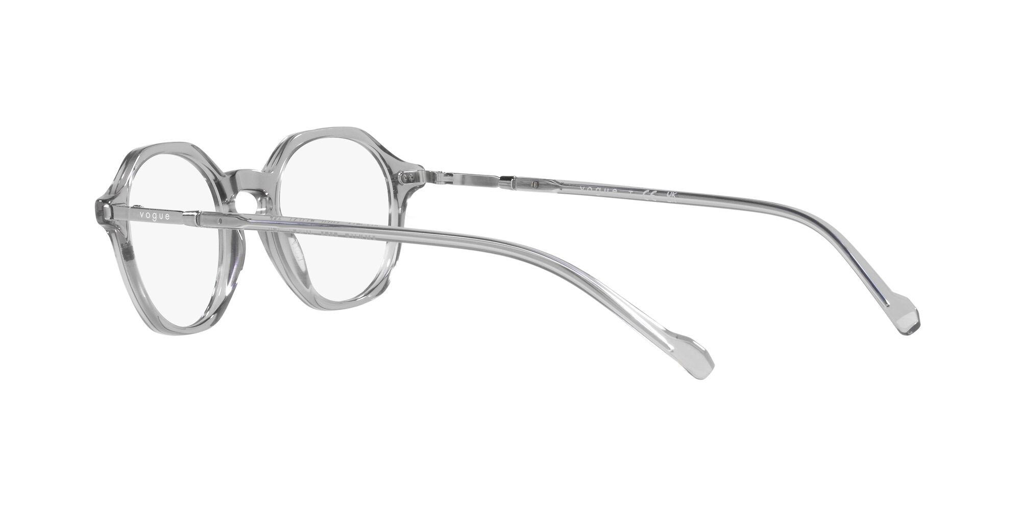 Brillen Vogue VO 5472 (2820) farbe grigio trasparente form unregelmäßig gläser lente demo