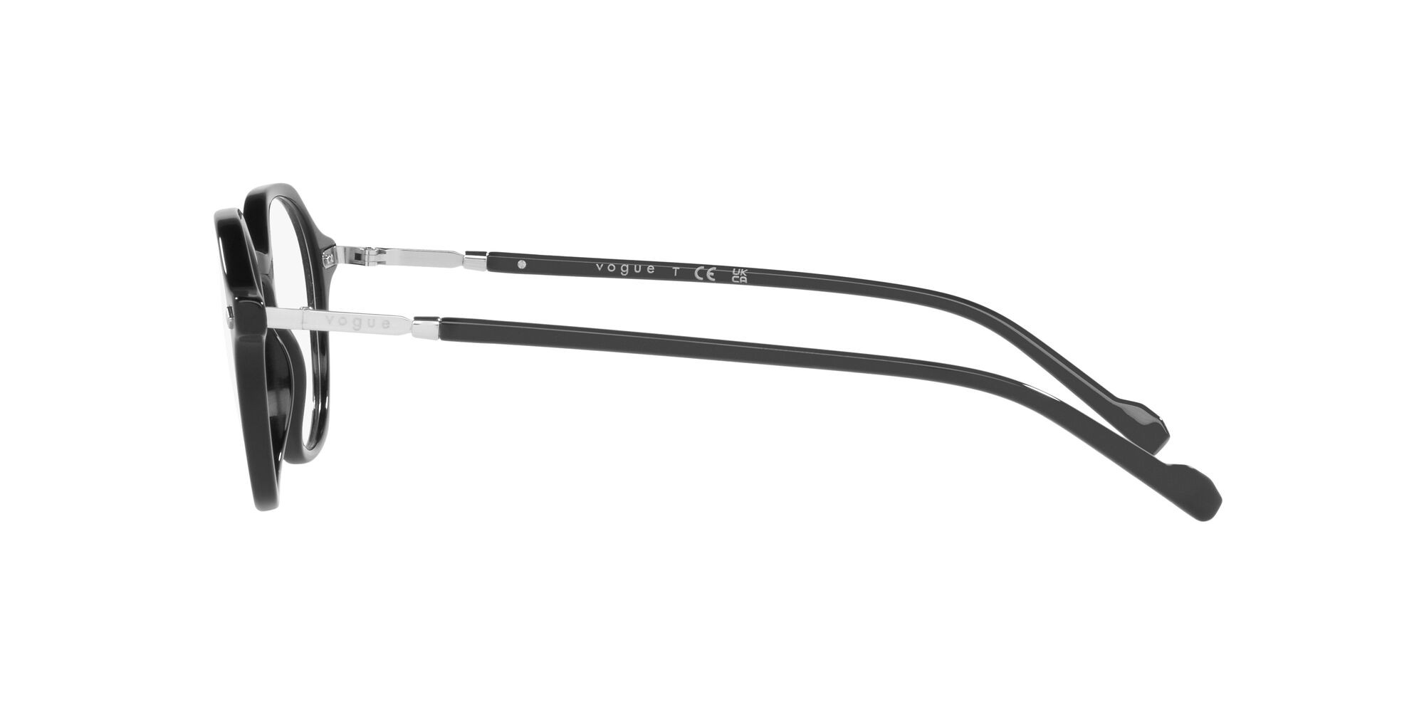 Brillen Vogue VO 5472 (W44) farbe nero form unregelmäßig gläser lente demo