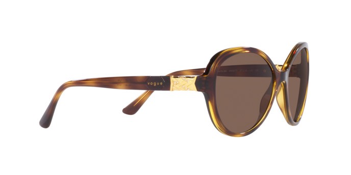 Sonnenbrillen Vogue VO 5475SB (W65673) farbe havana scuro form schmetterling gläser marrone scuro