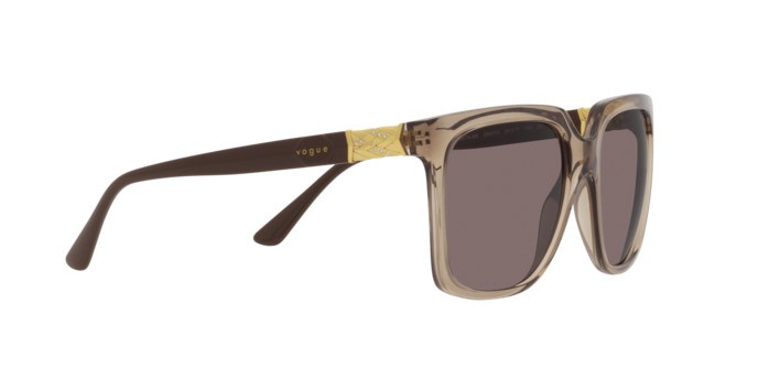 Sonnenbrillen Vogue VO 5476SB (29407N) farbe marrone trasparente form quadratisch gläser viola