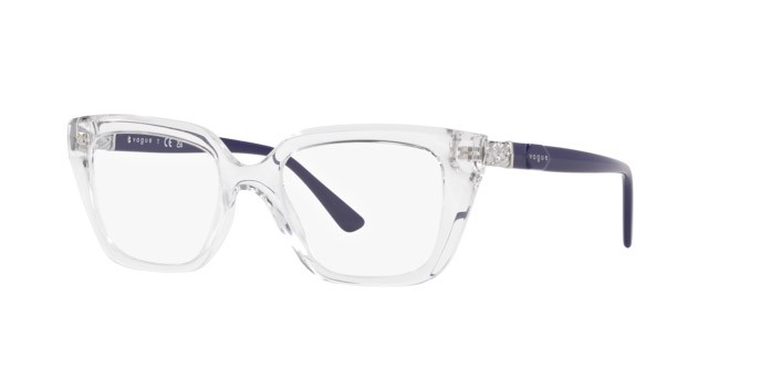 Brillen Vogue VO 5477B (W745) farbe trasparente form rechteckig gläser lente demo
