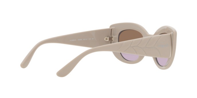 Sunglasses Vogue VO 5480S (304968) color full light grey shape butterfly lenses violetto sfumato marrone