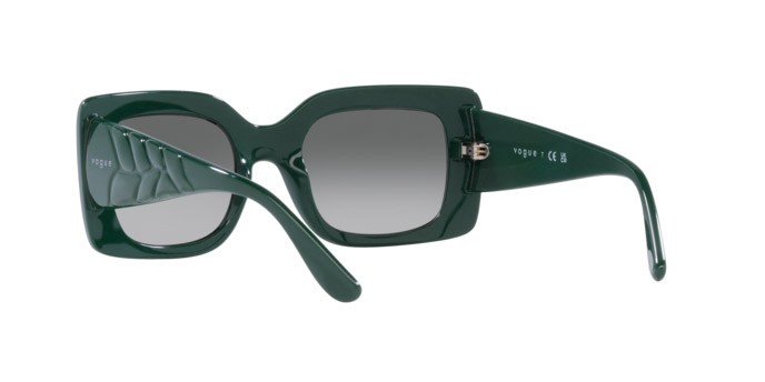 Sunglasses Vogue VO 5481S (305011) color full dark green shape rectangle lenses grigio sfumato