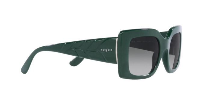 Sunglasses Vogue VO 5481S (305011) color full dark green shape rectangle lenses grigio sfumato