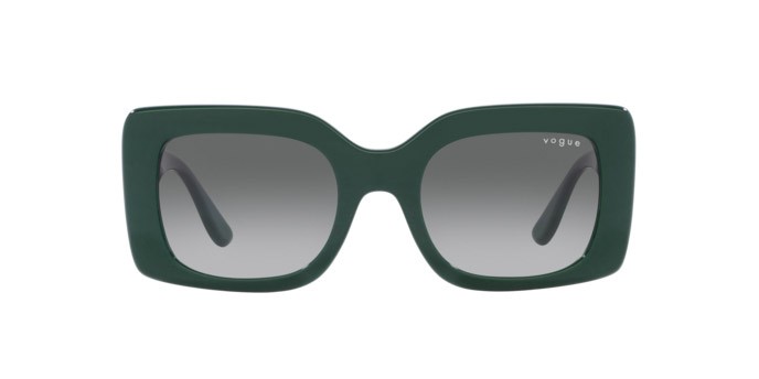 Sunglasses Vogue VO 5481S (305011) color full dark green shape rectangle lenses grigio sfumato