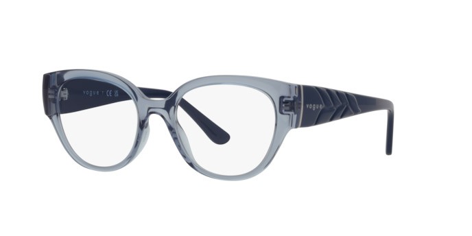 Occhiali da vista Vogue VO 5482 (2863) colore blu trasparente forma pantos lenti lente demo