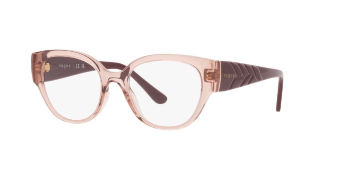 Occhiali da vista Vogue VO 5482 (2864) colore rosa trasparente forma pantos lenti lente demo