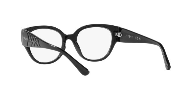 Eyeglasses Vogue VO 5482 (W44) color nero shape pantos lenses lente demo
