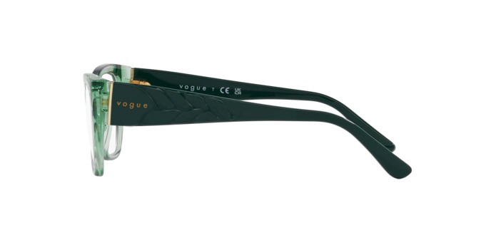 Brillen Vogue VO 5483 (3043) farbe verde trasparente form schmetterling gläser lente demo