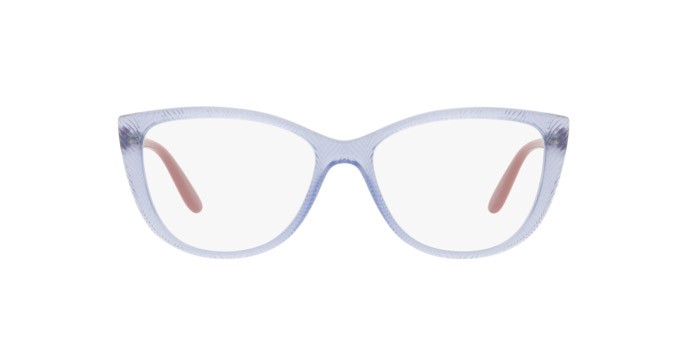Eyeglasses Vogue VO 5485 (2925) color violetto chiaro trasparente shape cat eye lenses lente demo