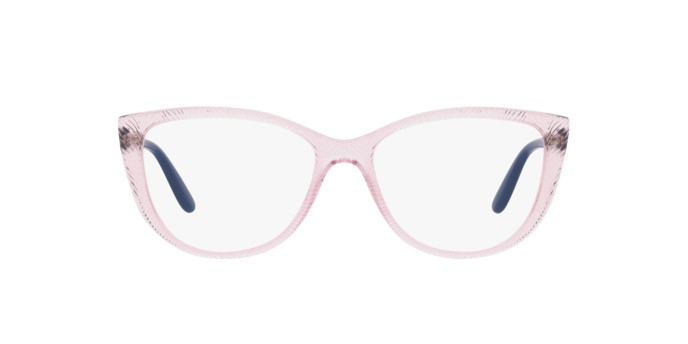 Eyeglasses Vogue VO 5485 (3044) color transparent light pink shape cat eye lenses lente demo