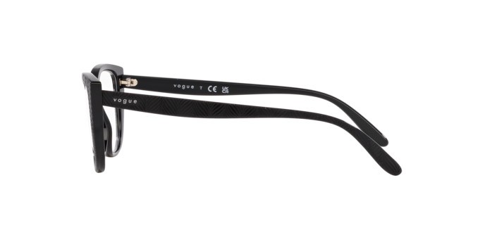 Eyeglasses Vogue VO 5485 (W44) color nero shape cat eye lenses lente demo