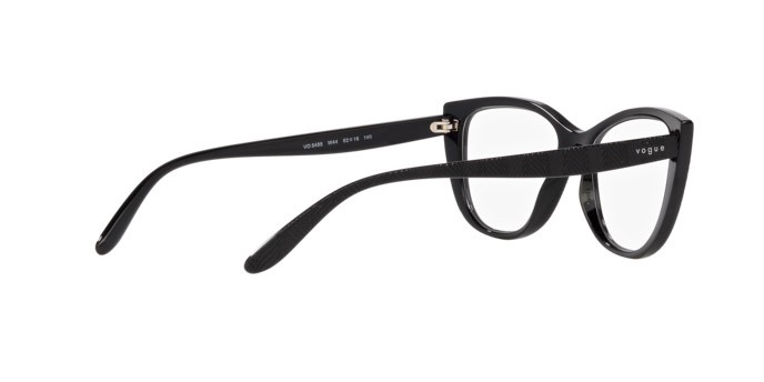 Eyeglasses Vogue VO 5485 (W44) color nero shape cat eye lenses lente demo