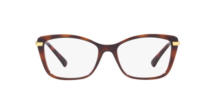 Eyeglasses Vogue VO 5487B (2386) color top havana/marrone chiaro shape butterfly lenses lente demo