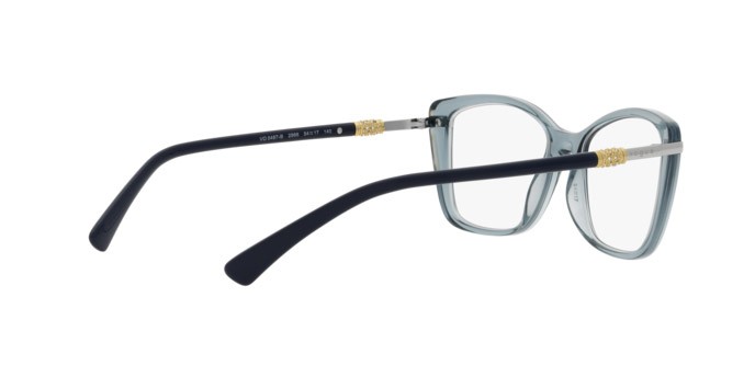 Occhiali da vista Vogue VO 5487B (2966) colore azzurro trasparente forma farfalla lenti lente demo