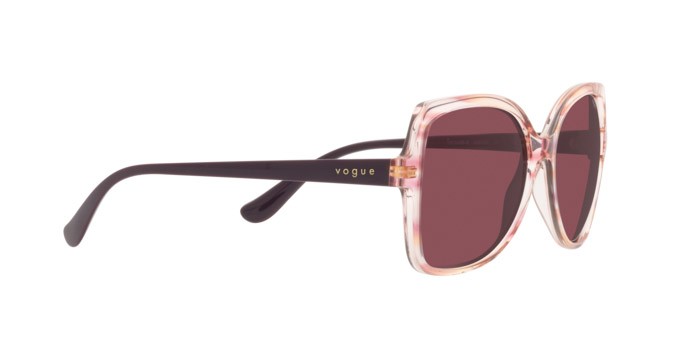 Sunglasses Vogue VO 5488S (30625Q) color top texture violet/pink shape butterfly lenses polarizzata viola