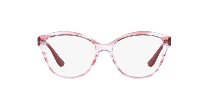 Occhiali da vista Vogue VO 5489 (3059) colore top texture red/transparent forma pantos lenti lente demo