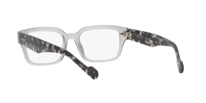 Eyeglasses Vogue VO 5491 (2820) color grigio trasparente shape square lenses lente demo