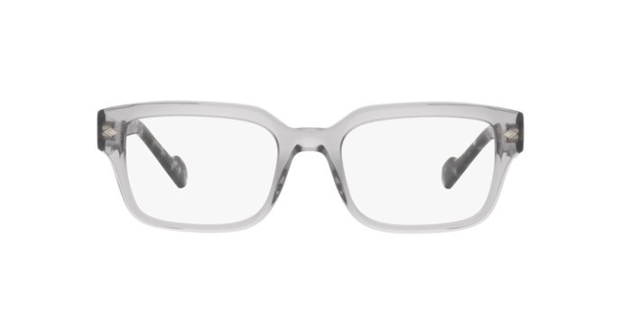 Eyeglasses Vogue VO 5491 (2820) color grigio trasparente shape square lenses lente demo