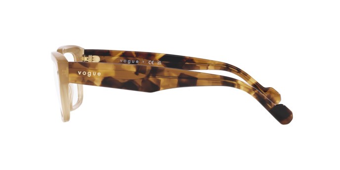 Eyeglasses Vogue VO 5491 (W900) color beige opalino shape square lenses lente demo