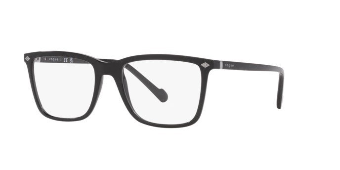 Eyeglasses Vogue VO 5492 (W44) color nero shape square lenses lente demo