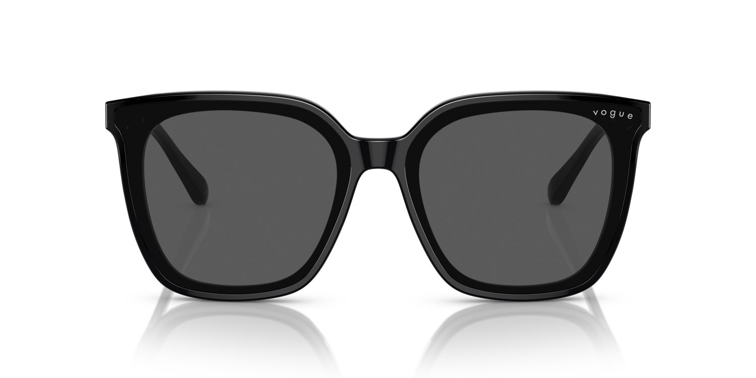 Occhiali da sole Vogue VO 5499SD (W44/87) colore nero forma quadrato lenti grigio scuro