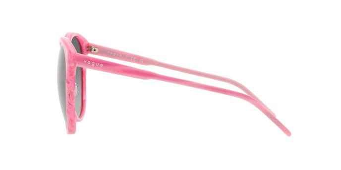 Occhiali da sole Vogue VO 5509S (307811) colore rosa effetto corno forma pantos lenti grigio sfumato
