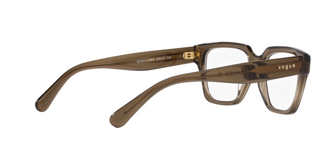 Brillen Vogue VO 5511 (3047) farbe transparent khaki form rechteckig gläser lente demo