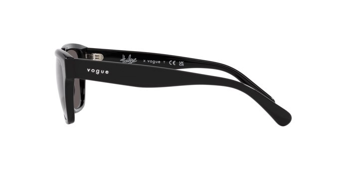 Sonnenbrillen Vogue VO 5512S (W44/87) farbe nero form rechteckig gläser grigio scuro