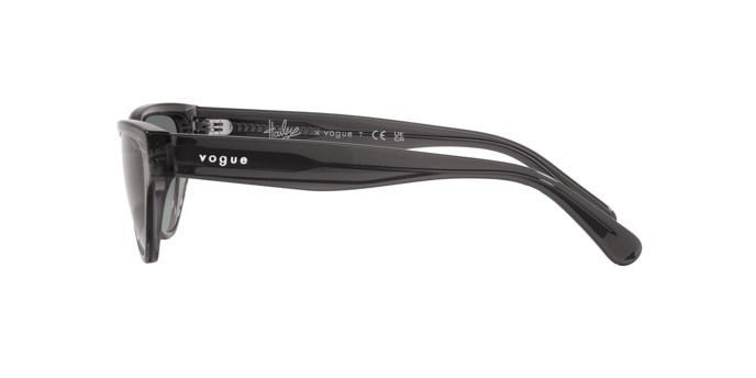 Sonnenbrillen Vogue VO 5513S (304511) farbe grigio scuro trasparente form cat-eye gläser sfumato grigio
