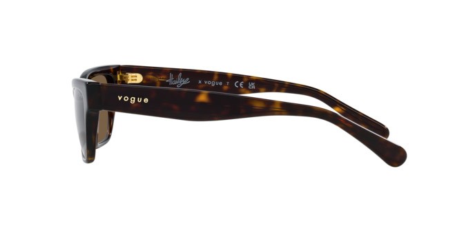 Sonnenbrillen Vogue VO 5514S (W65673) farbe havana scuro form quadratisch gläser marrone scuro