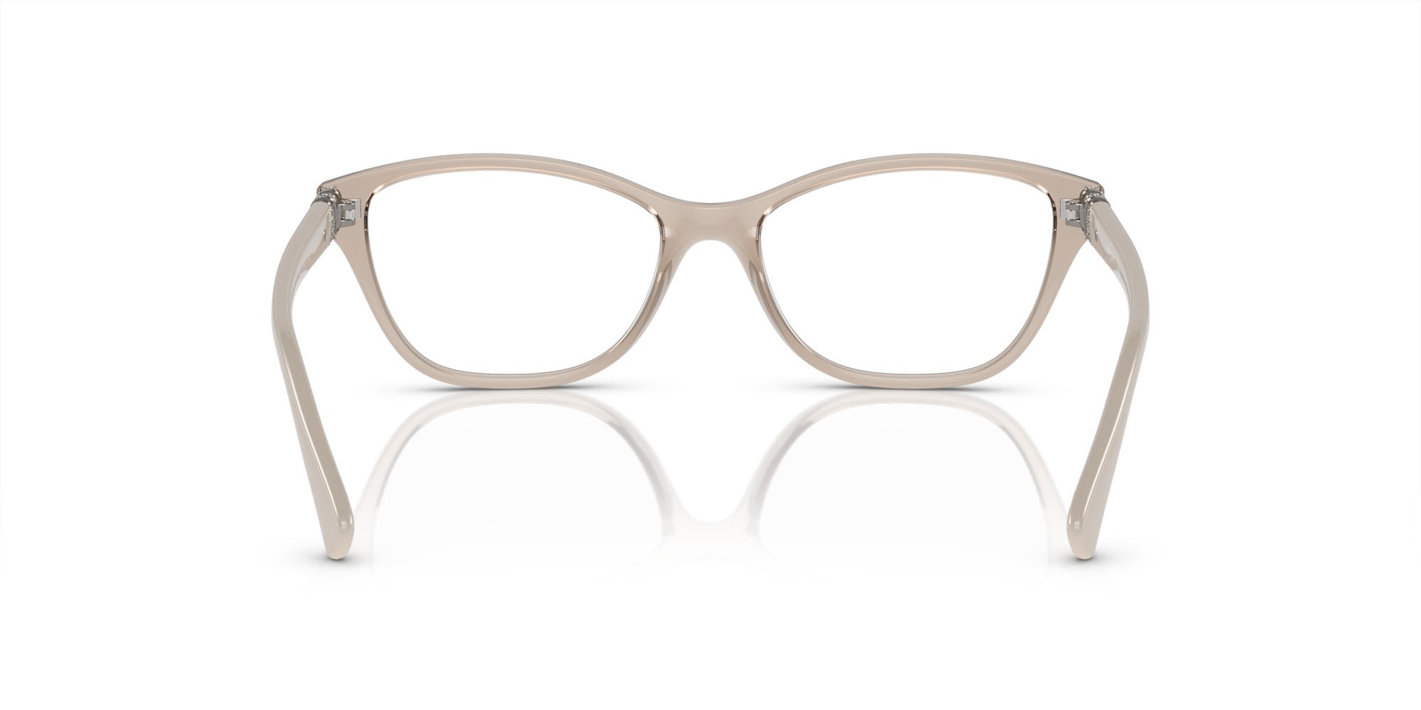 Eyeglasses Vogue VO 5516B (2990) color marrone chiaro trasparente shape square lenses lente demo