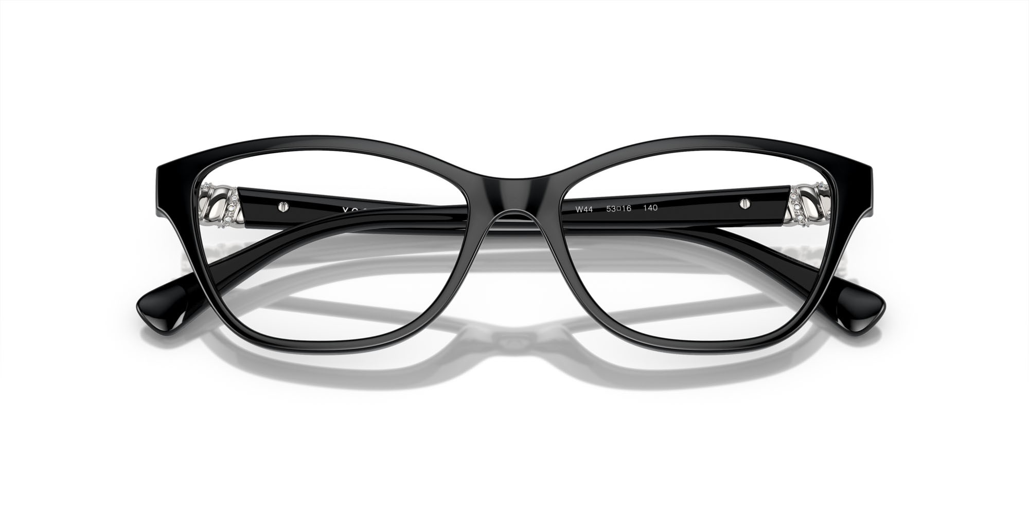 Eyeglasses Vogue VO 5516B (W44) color nero shape square lenses lente demo