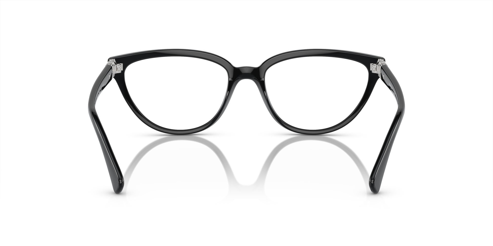 Occhiali da vista Vogue VO 5517B (W44) colore nero forma cat eye lenti lente demo