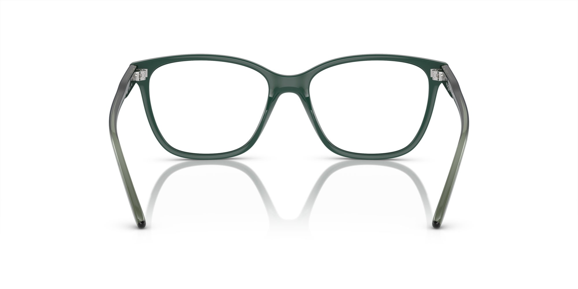 Eyeglasses Vogue VO 5518 (3050) color verde scuro full shape square lenses lente demo