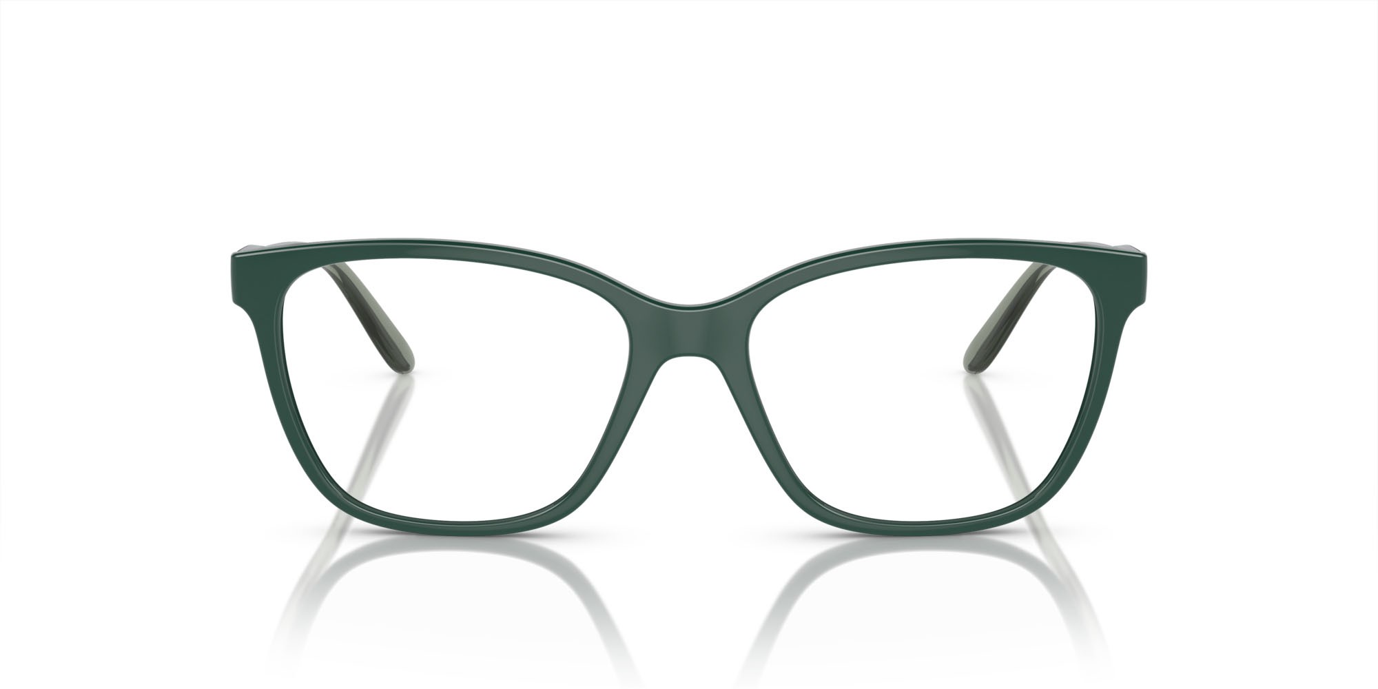 Eyeglasses Vogue VO 5518 (3050) color verde scuro full shape square lenses lente demo