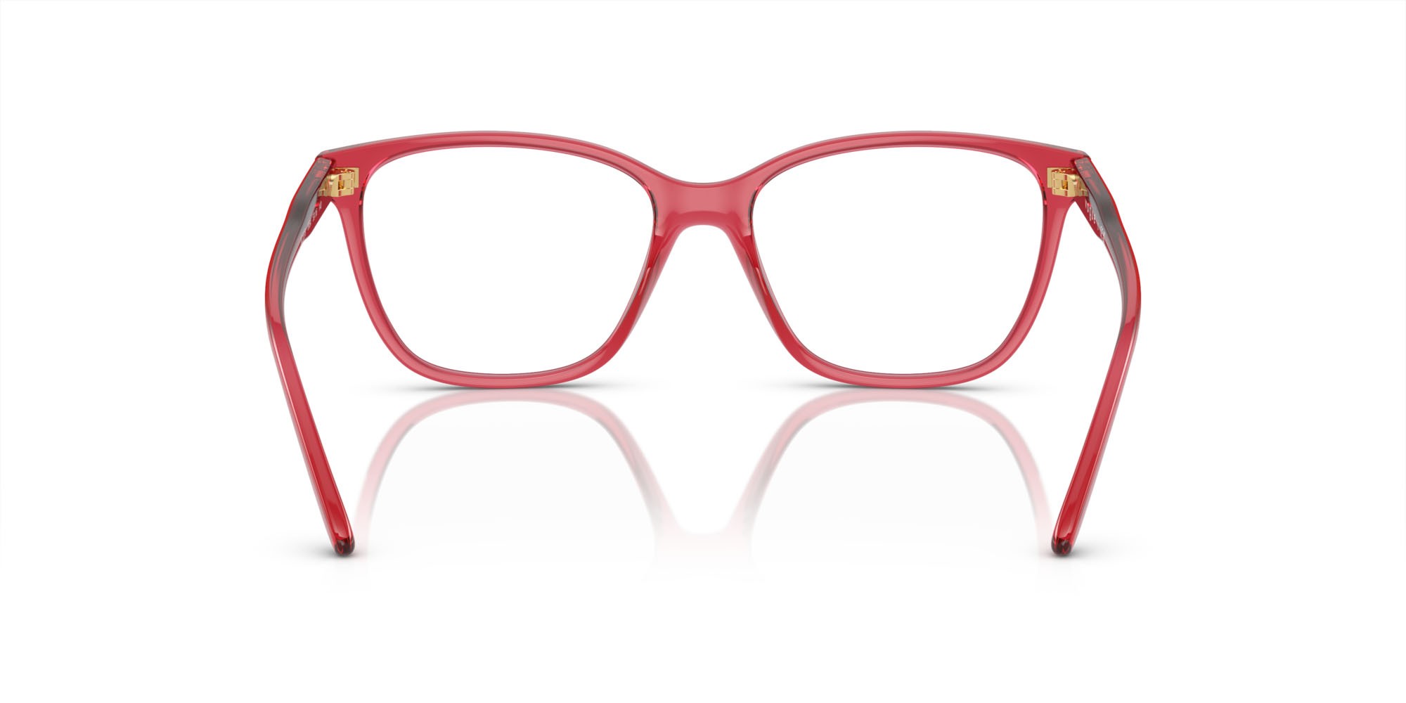 Brillen Vogue VO 5518 (3084) farbe rosso trasparente form quadratisch gläser lente demo
