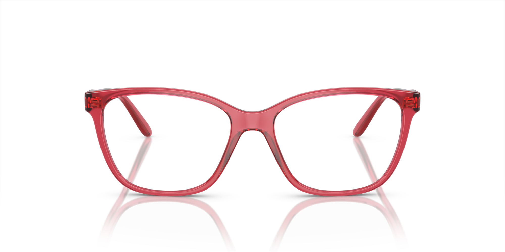 Brillen Vogue VO 5518 (3084) farbe rosso trasparente form quadratisch gläser lente demo